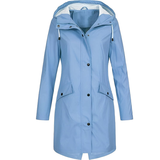 Jessica - Lungo cappotto impermeabile versatile per donne