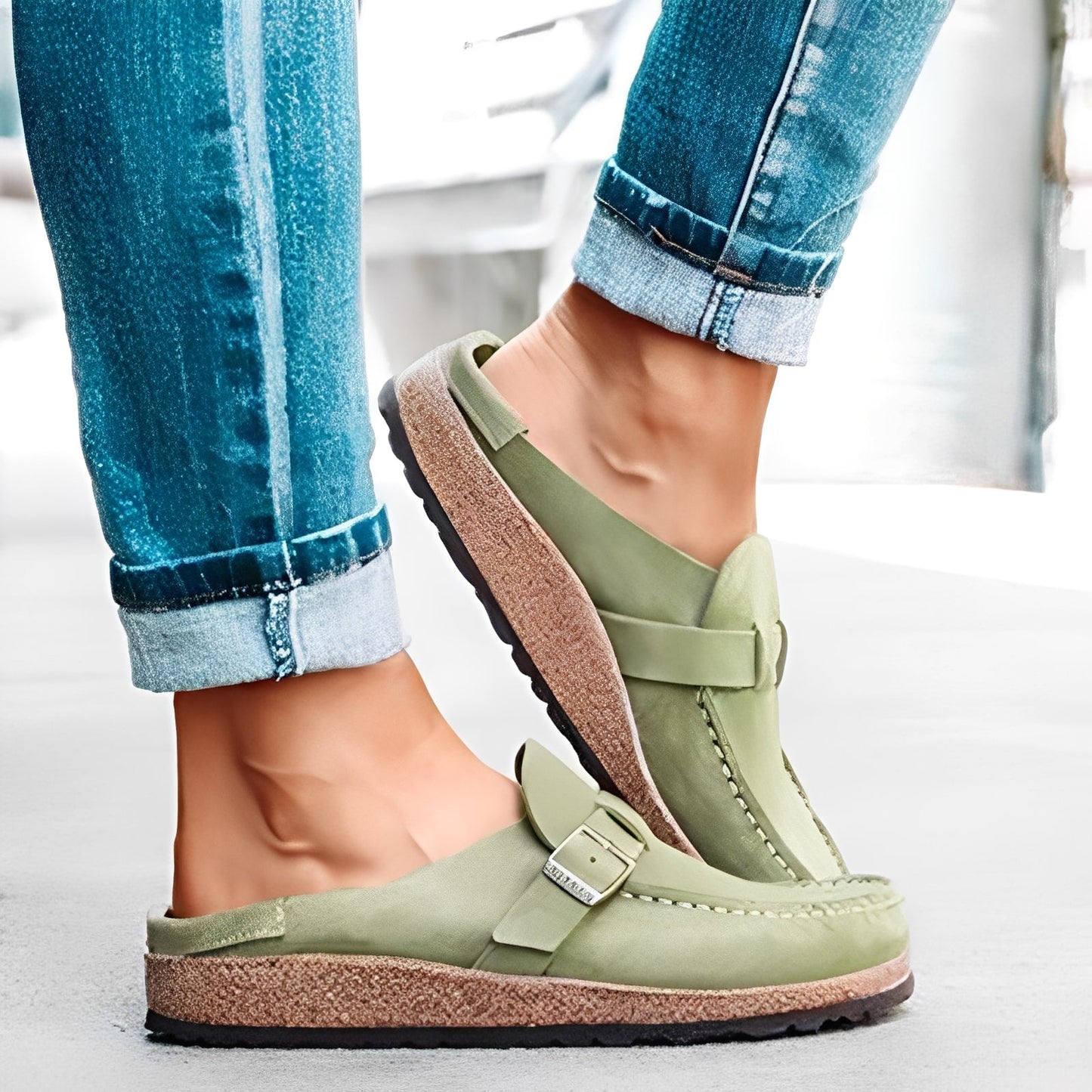 Briana - Comodi sandali slip-on con fibbia per donne