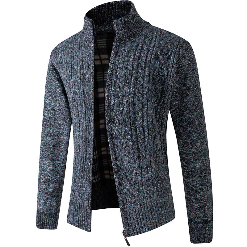 Jeffery - Cardigan da Uomo in Velluto Elegante