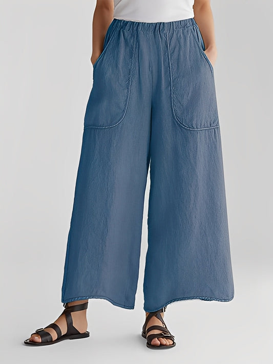Marley - Pantaloni comodi a gamba larga per donne