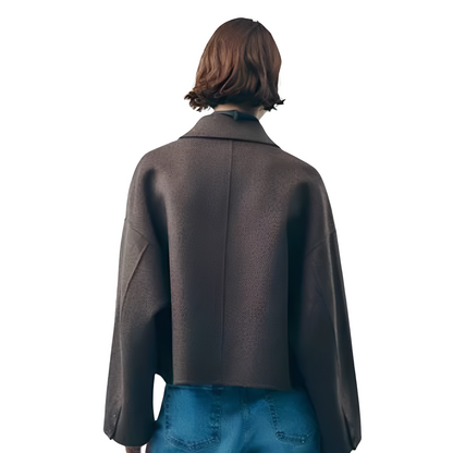 Evaline - Giacca larga con bottoni per donne