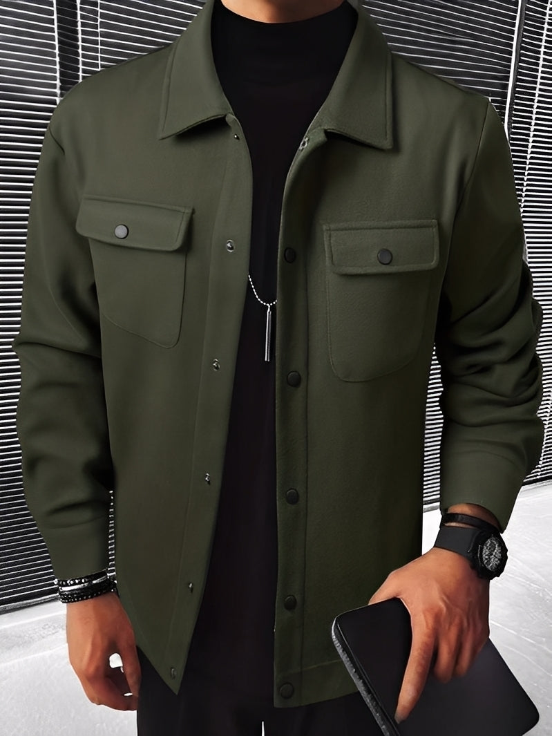 Clinton - Giacca moderna con revers e tasche da uomo