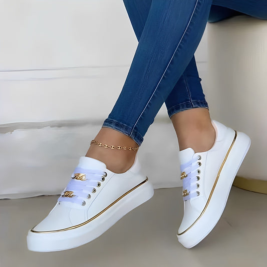 Deziree - Scarpe eleganti con plateau e catene per donne