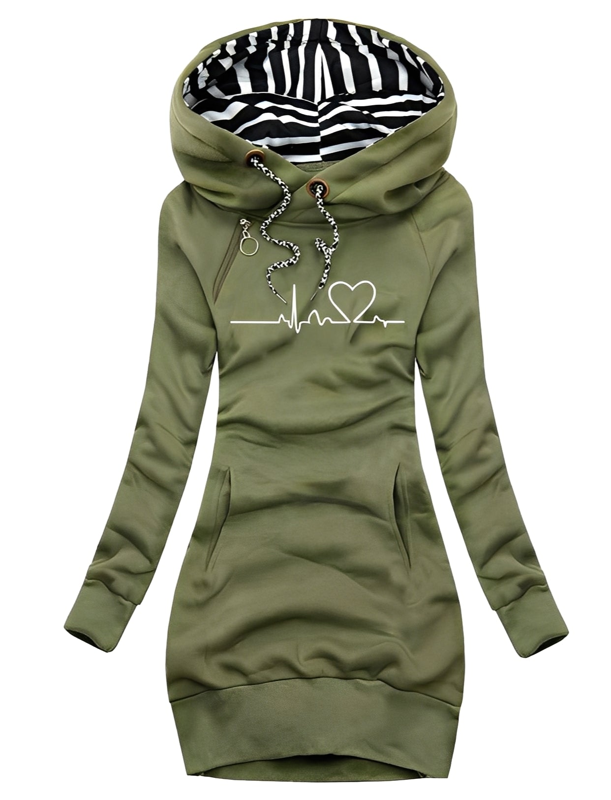 Jaidyn - Abito felpa con cappuccio elegante per donne