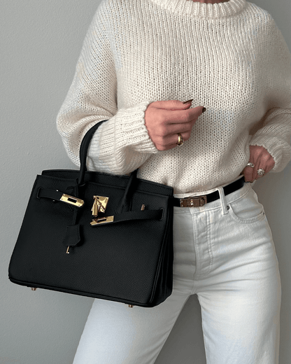Grande borsa in pelle da donna - Lusso incontra funzionalità