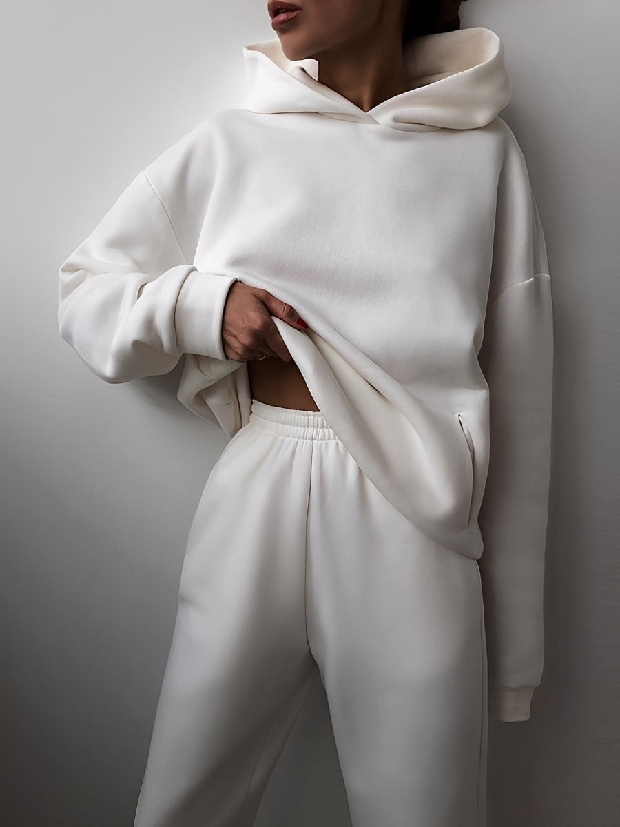 Jasmine - Completo da jogging comodo con cappuccio per donne