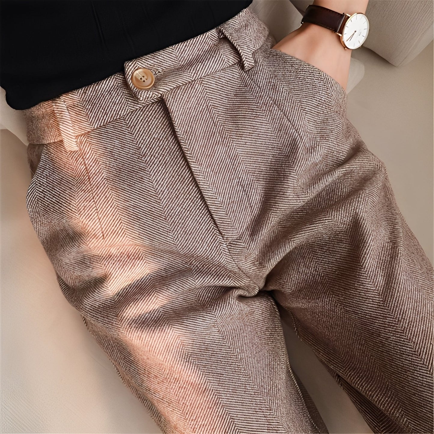 Rachelle - Pantaloni eleganti a vita alta da donna