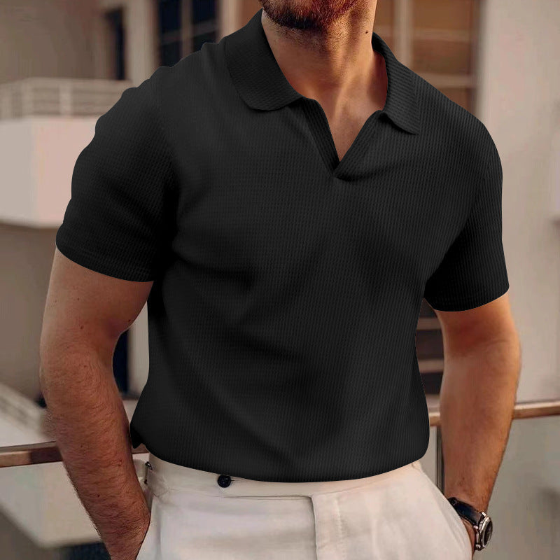 David - Polo Leggera a Nido d'Ape per Uomo