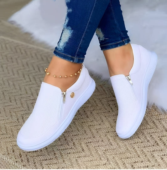 Renita - Scarpe con zip per donne casual