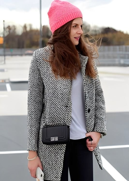 Pamelia - Cappotto lungo moderno da donna