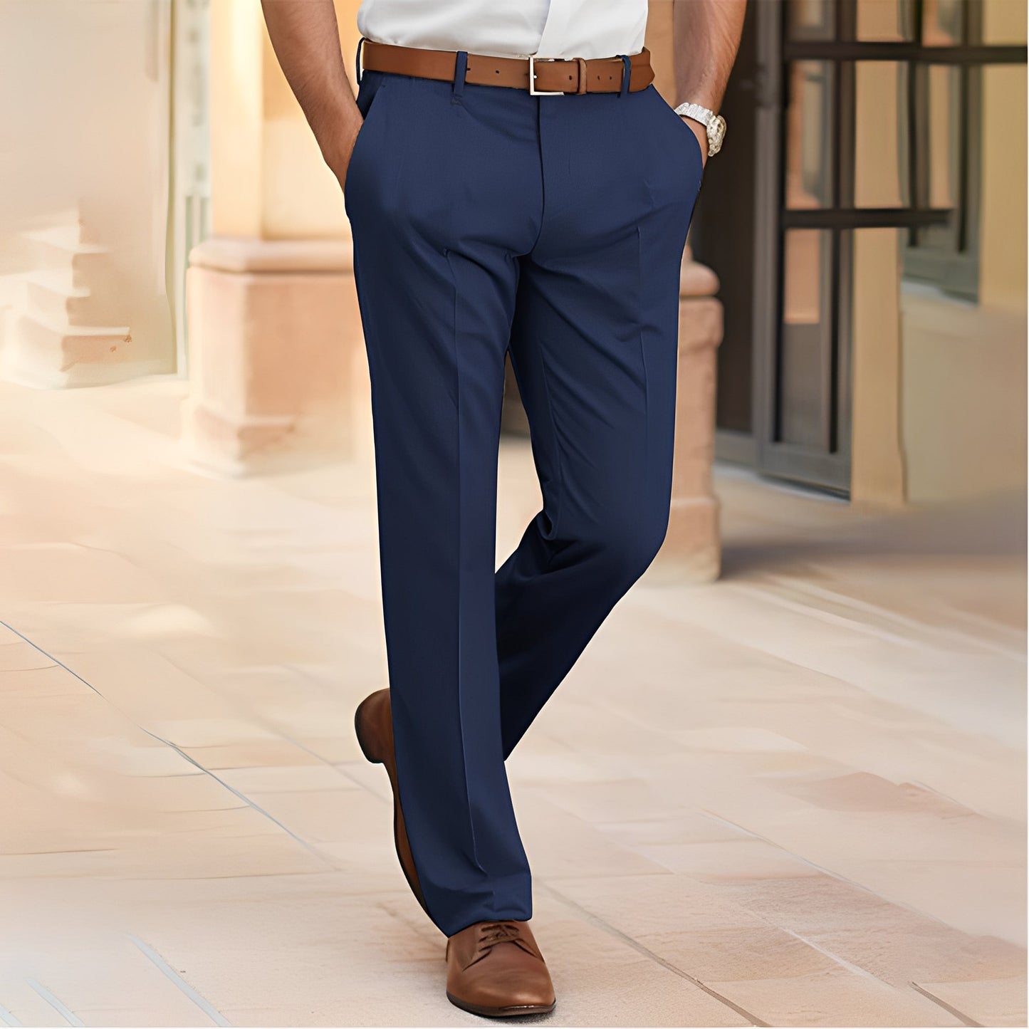 Clayton - Pantaloni eleganti da uomo per lavoro