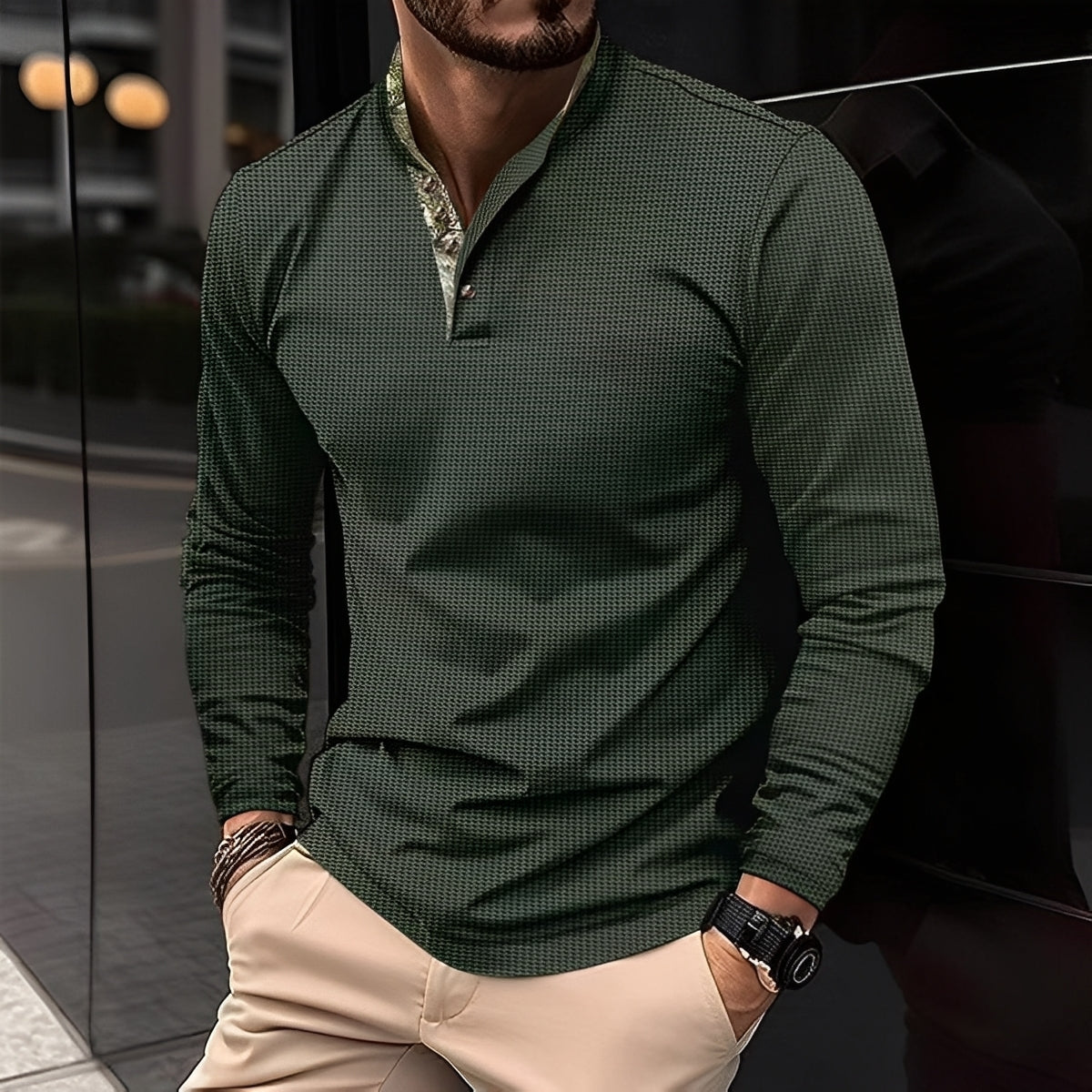 Chester - Polo Moderna con Colletto Revers per Uomo