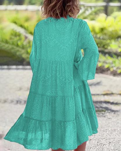 Mia – Abito con stampa geometrica Boho