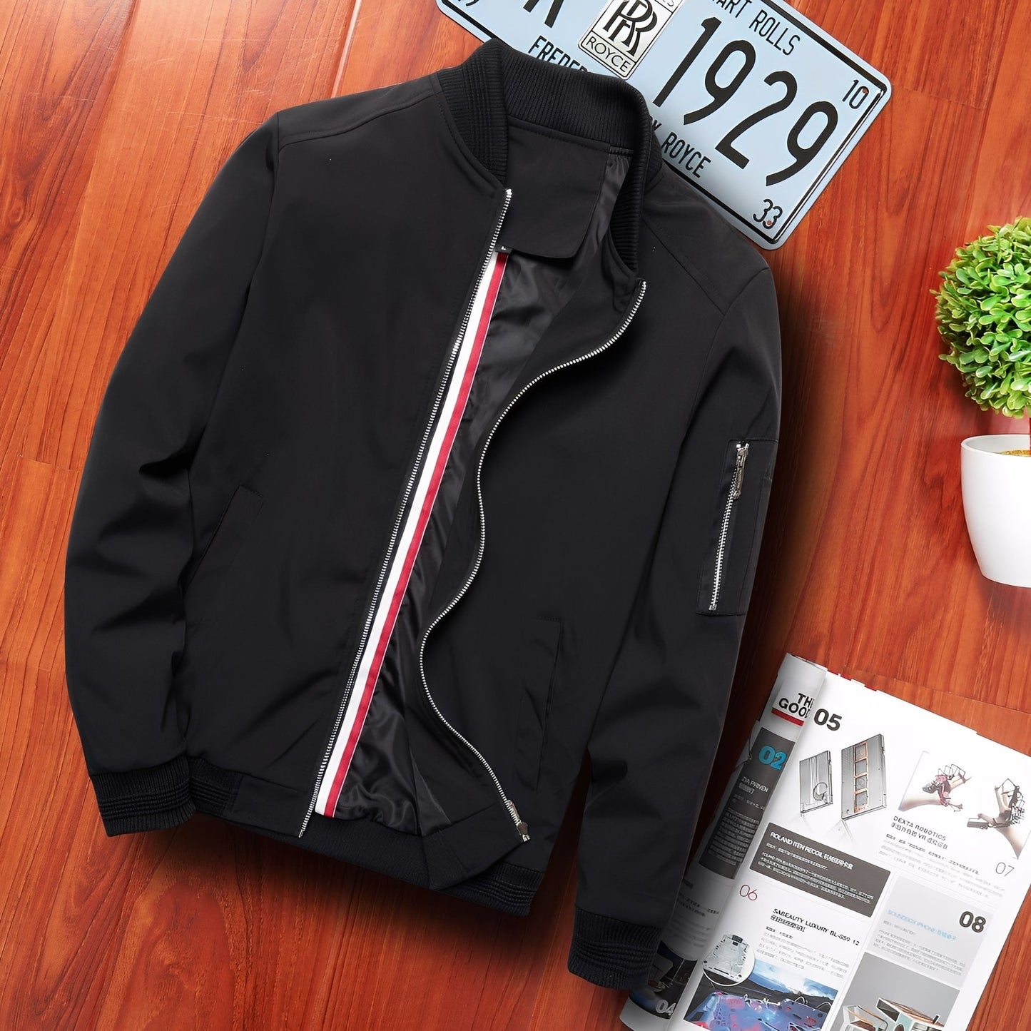 Leonard - Giacca bomber elegante da uomo