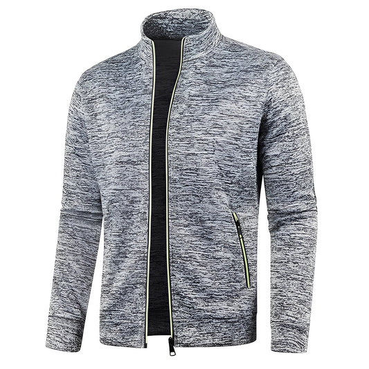 Clive - Giacca da uomo elegante con tasche con cerniera