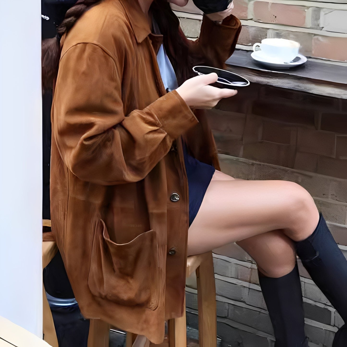 Armelle - Giacca soffice con tasche applicate per donna