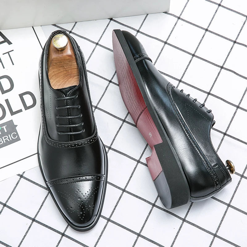 EliteCraft - Scarpe Eleganti in Pelle per Uomo