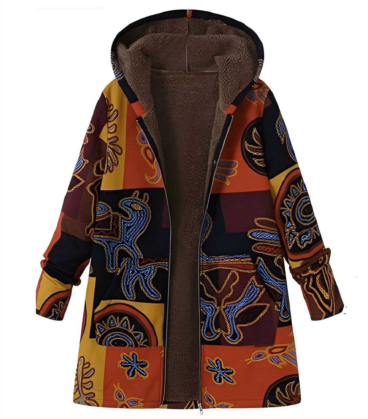 Jaslene - Giacca parka classica, spessa e calda per donne