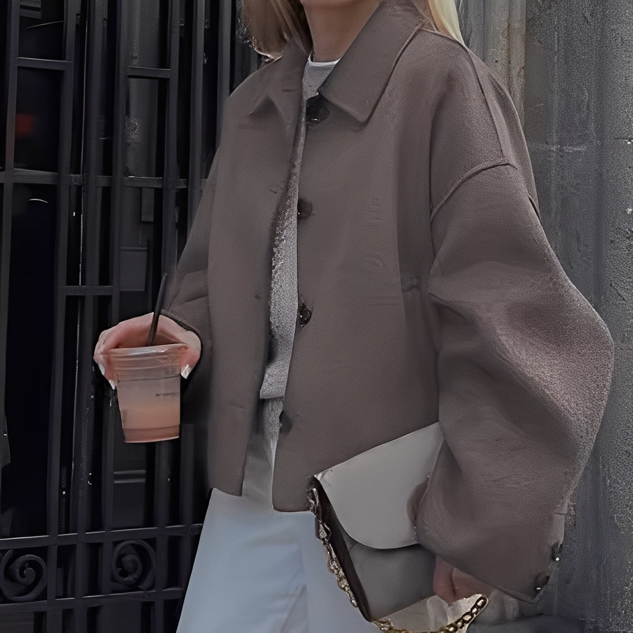 Patricia - Giacca raffinata con revers morbidi per donne