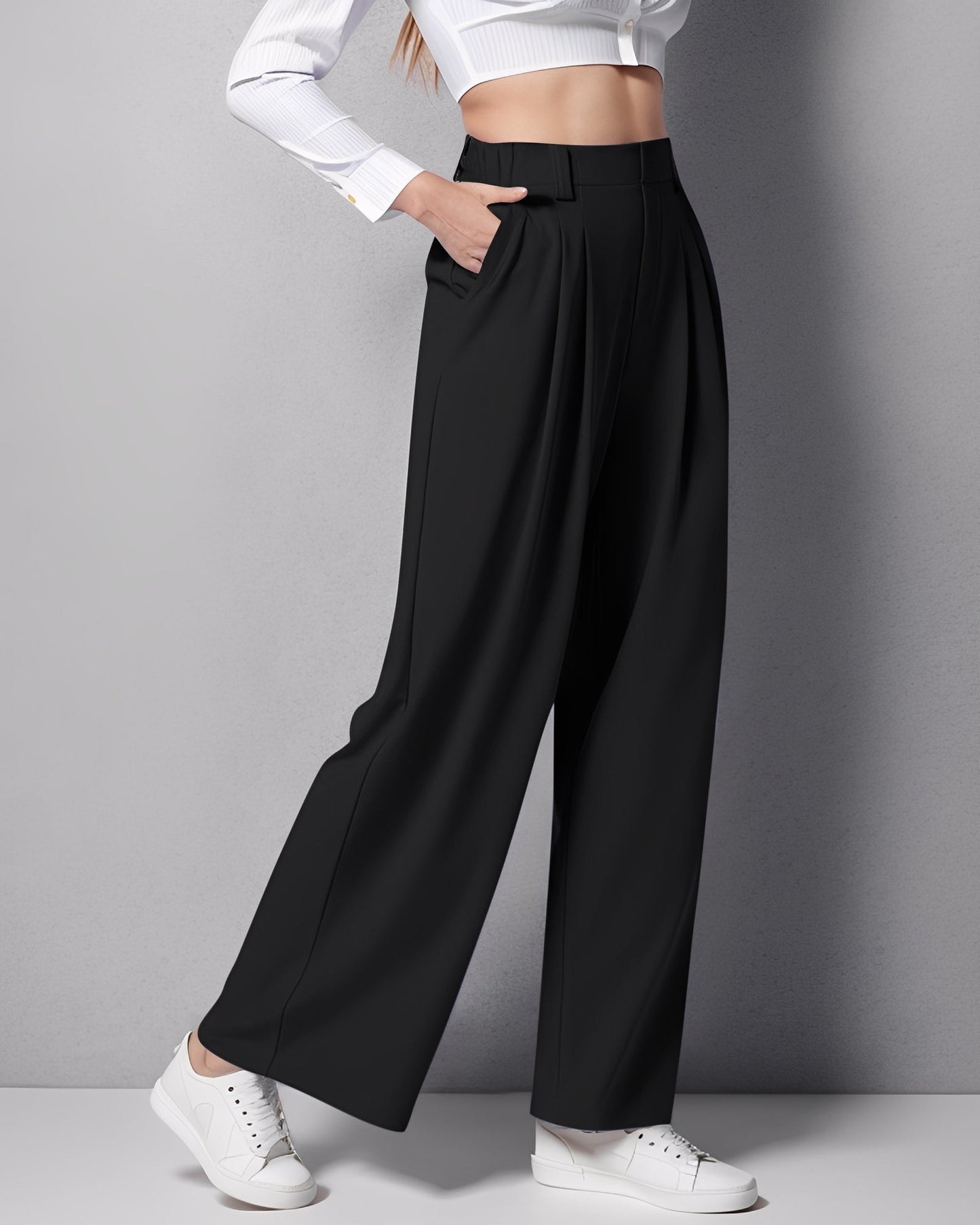 Montana - Pantaloni elasticizzati dritti per donne