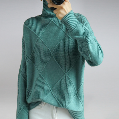 Camille – Maglione dolcevita in cashmere per donne