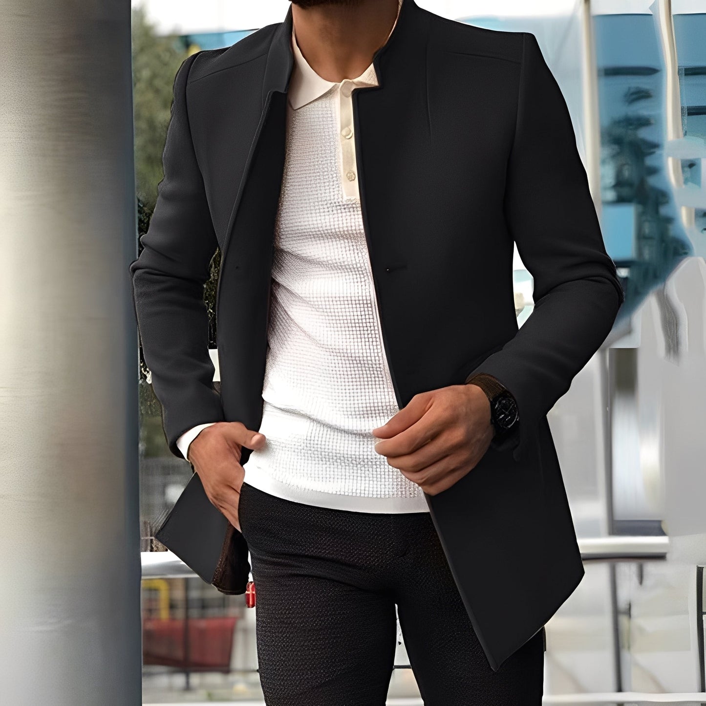 Joshua - Élégante veste ajustée pour hommes