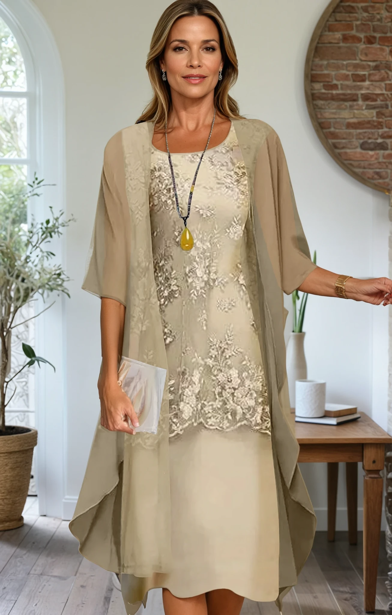 Evora – Completo in Chiffon Leggero