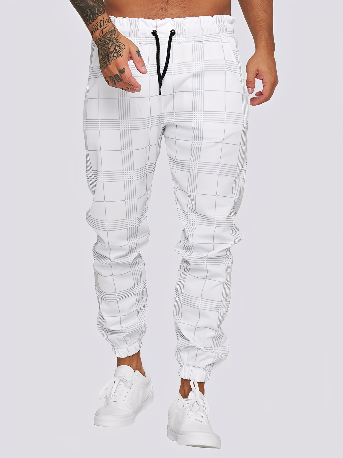 Jaeden - Raffinati pantaloni a quadri per uomo