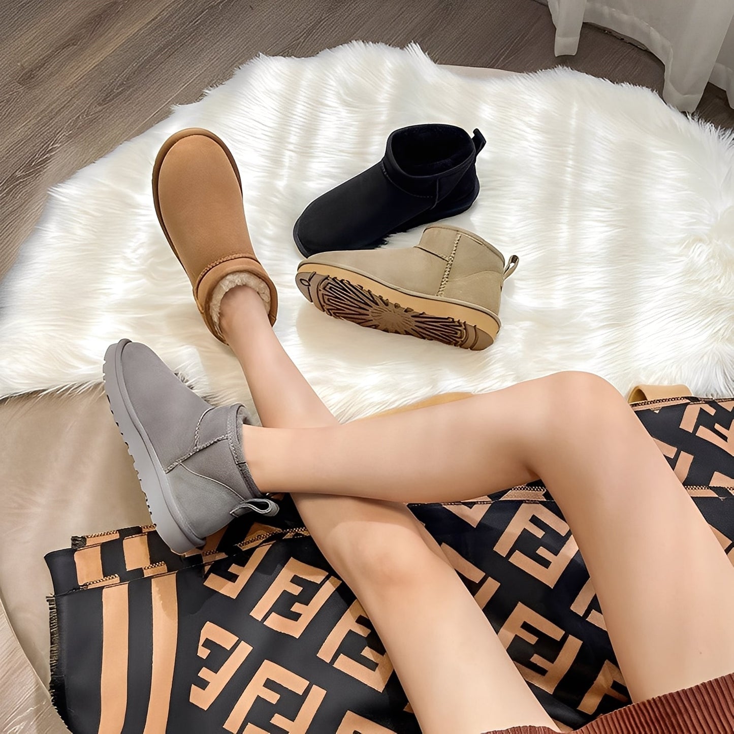Rozanne - Stivaletti Invernali Casual per Donne