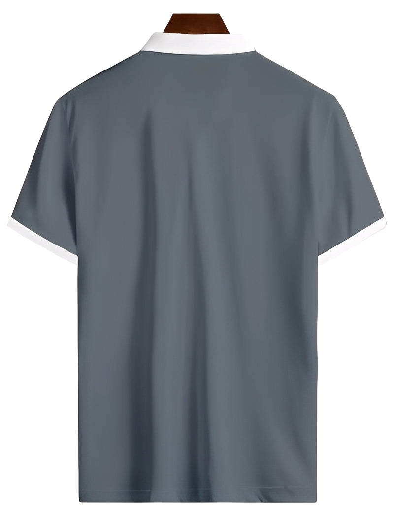Winton - Camicia informale da uomo con zip
