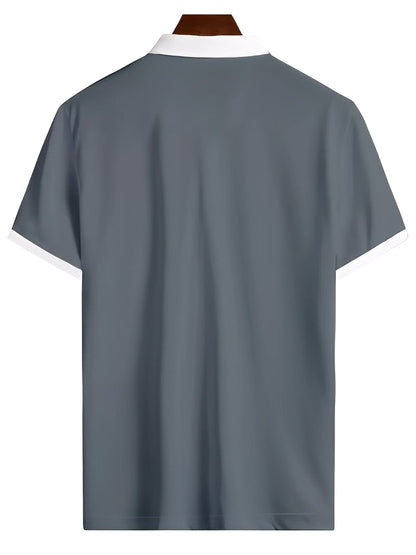 Winton - Camicia informale da uomo con zip