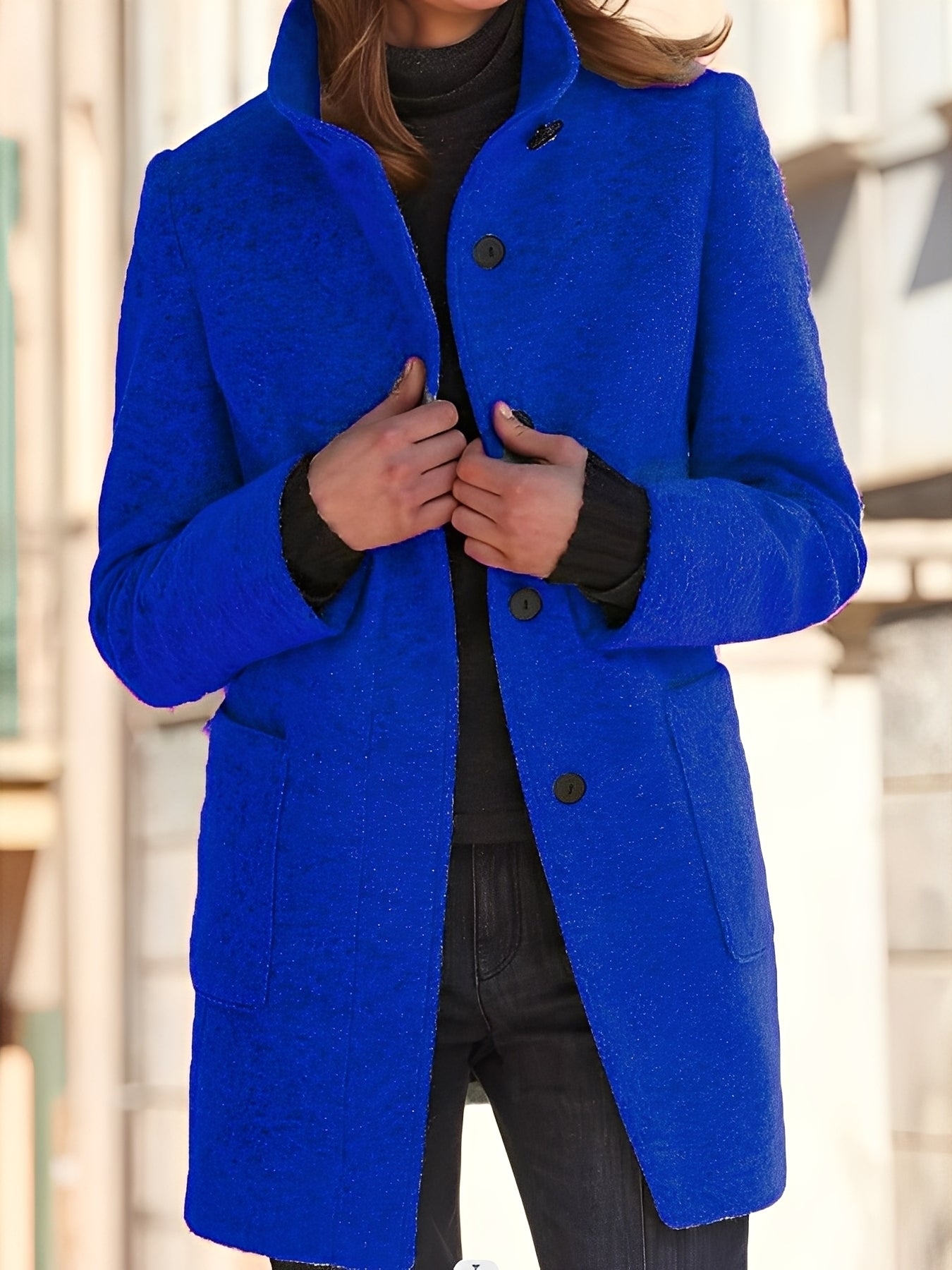 Julissa - Cappotto invernale caldo per donna con tasche