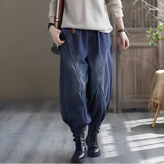 Shyanne - Jeans classici con vita elastica per donne