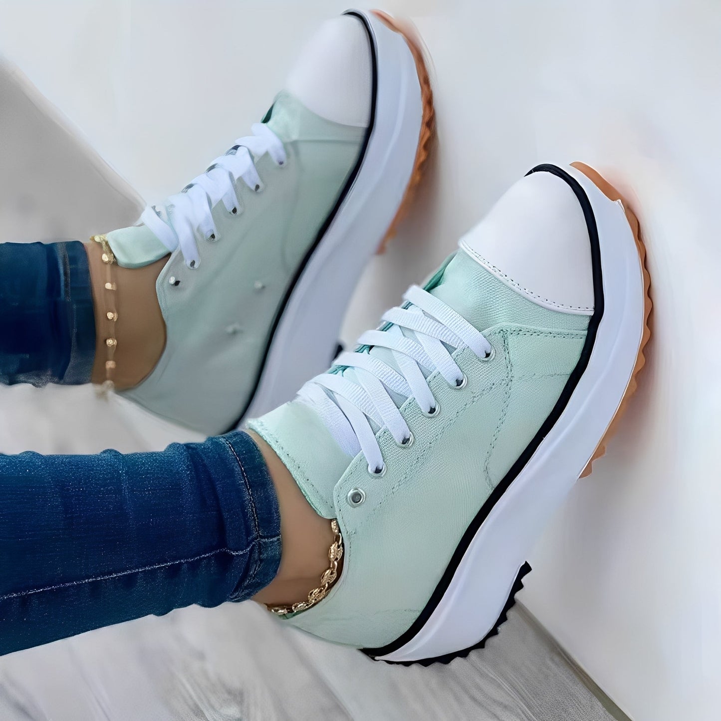Mellony - Scarpe da donna con suole alte