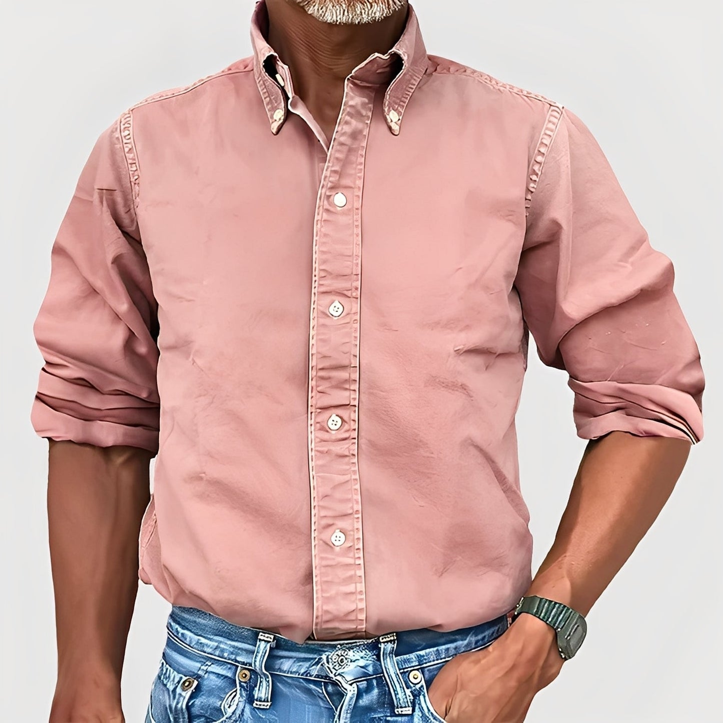 Martin - Camicia classica da uomo a maniche lunghe