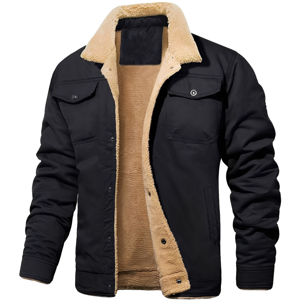 Arthur - Giacca calda casual foderata per uomo