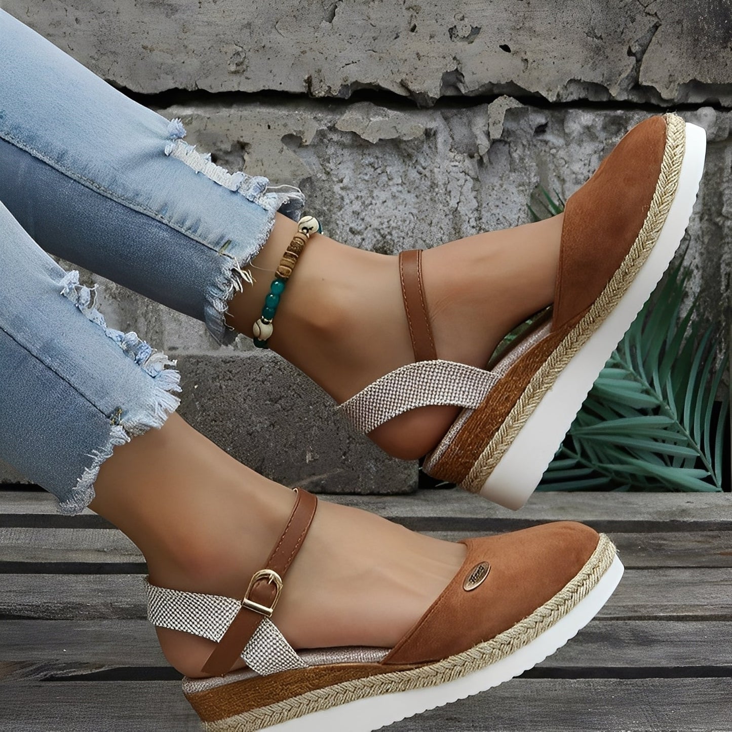 Elinor - Zeppe casual in canapa per donne