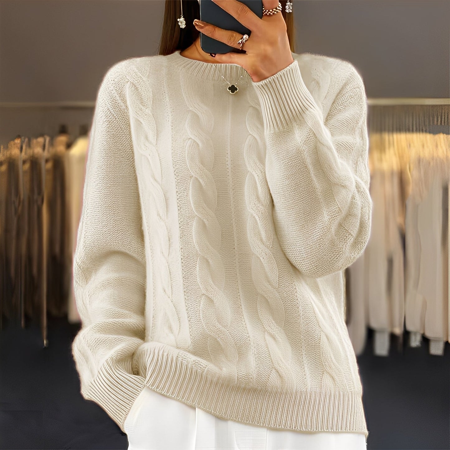 Leanne - Maglione classico e alla moda per donne