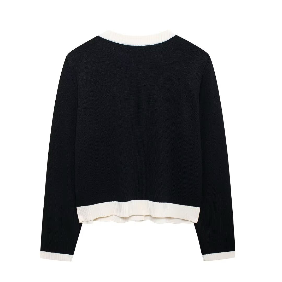 Vera - Cardigan Slim-Fit Chic Dorato
