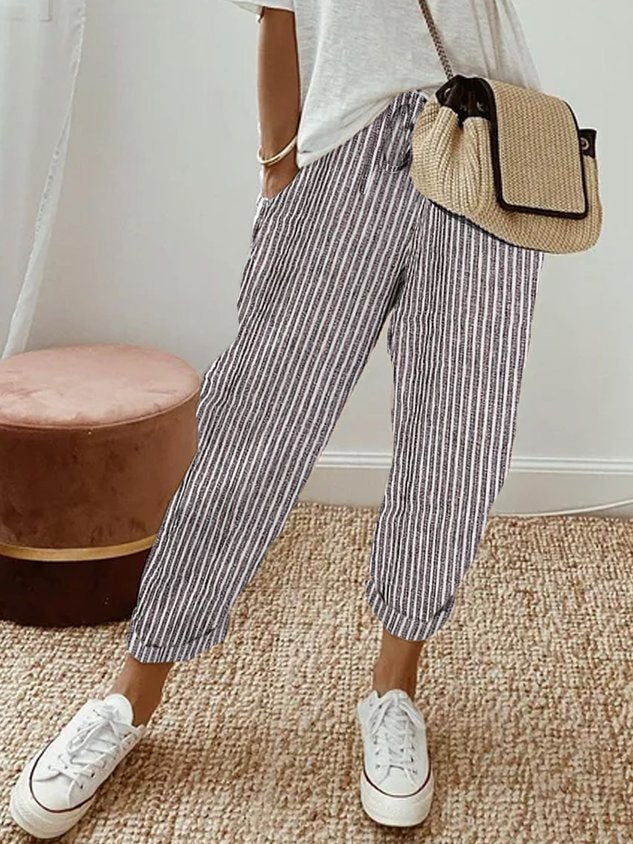 Mel - Pantaloni in Lino Ultima Moda per l'Estate