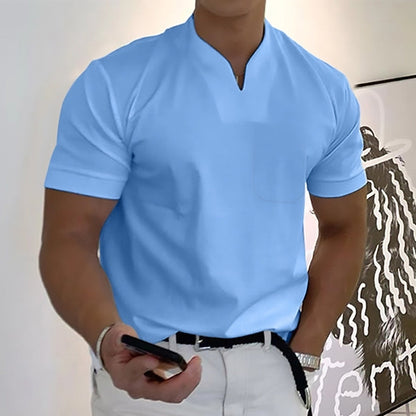 Jason - T-shirt fitness business da uomo a maniche corte