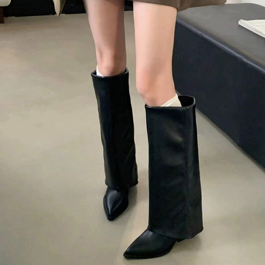 Velora - Stivali Eleganti con Tacco Larghetto