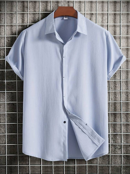 Joshua - Camicia a Maniche Corte Elegante e Senza Sforzo