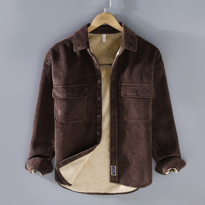 Callum – Camicia in Velluto a Coste Calda e Confortevole