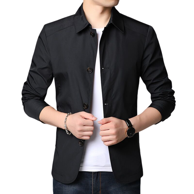 Fredric - Giacca casual da uomo, leggera e antivento