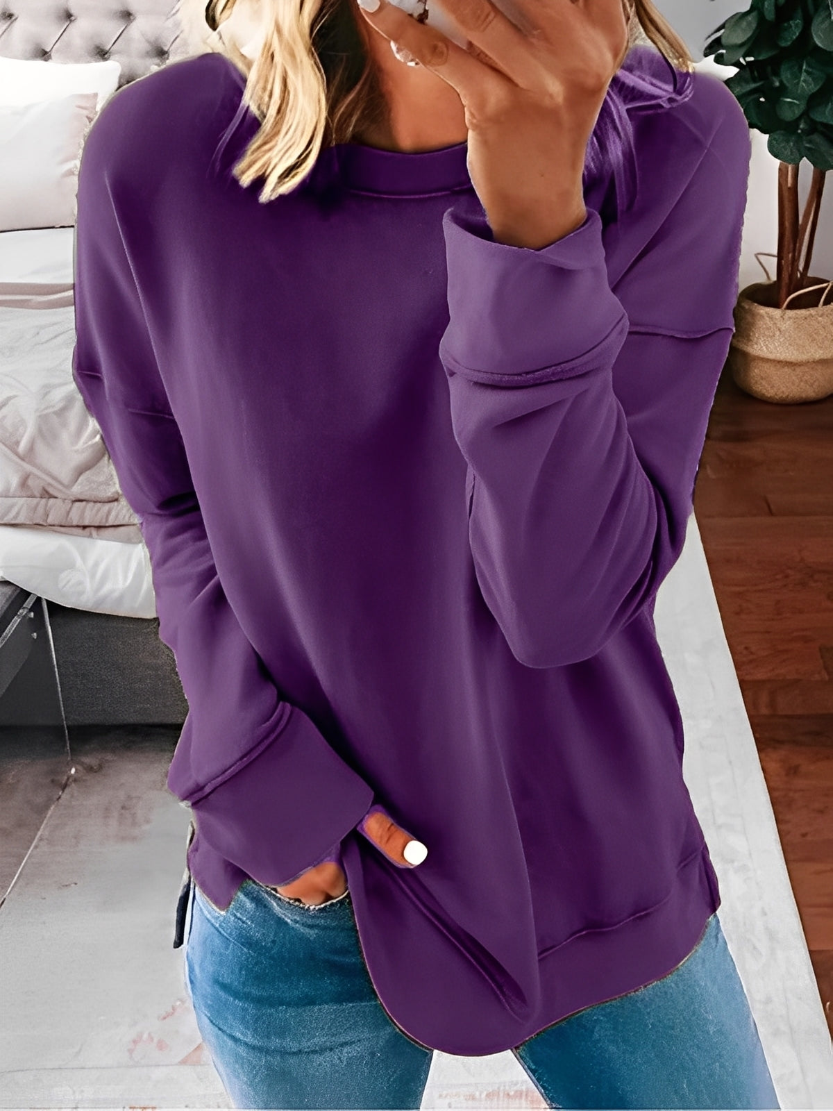 Charnette - Maglione comodo e classico per donne