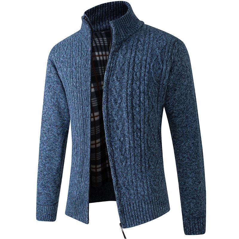Jeffery - Cardigan da Uomo in Velluto Elegante