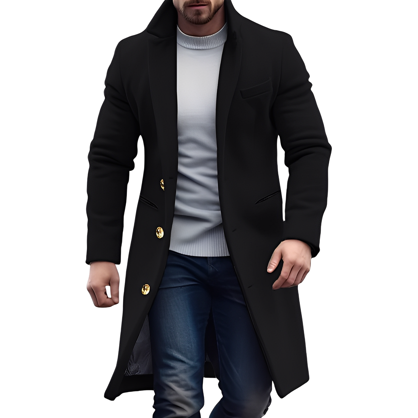 Reilly - Elegante Cappotto da Uomo in Lana