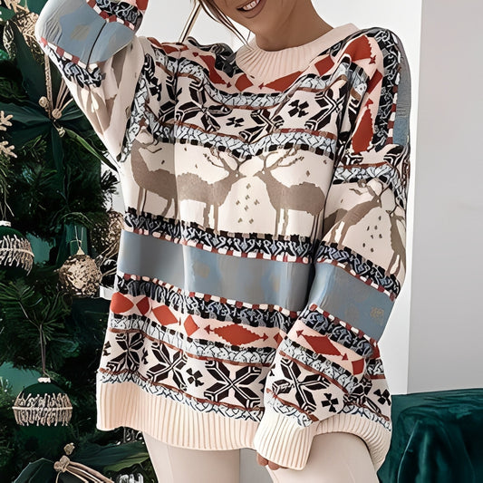 Rosemary - Raffinato maglione natalizio caldo per donne