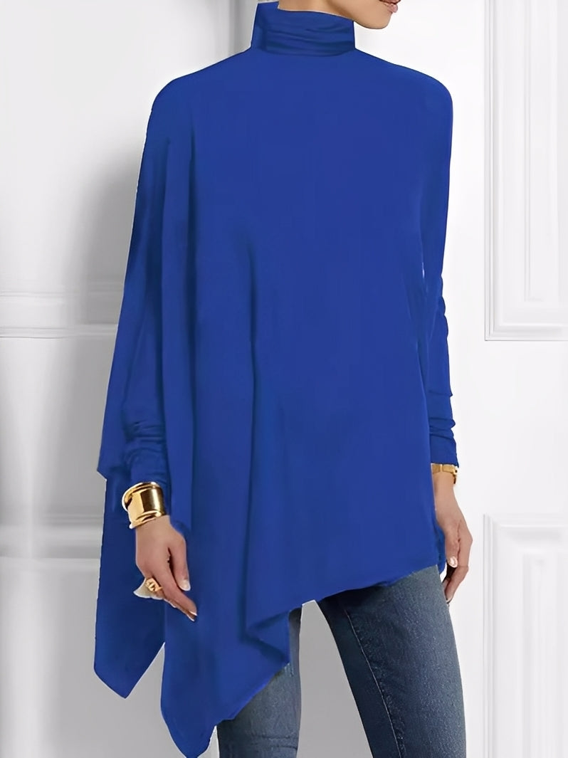 Kalysta - Elegante maglia in pile con design asimmetrico per donne
